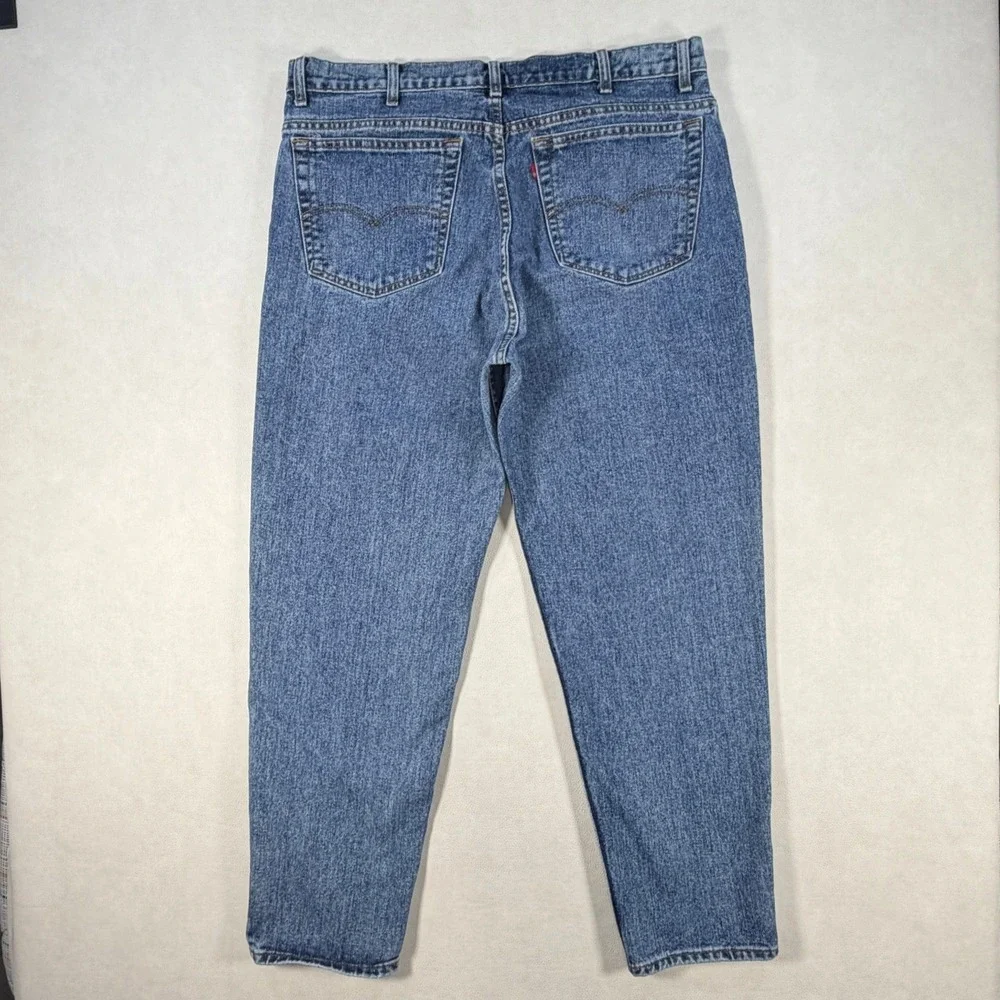 Vintage Levis 550 Relaxed Fit Tapered Leg Jeans Mens 38x32 Blue 1993 USA